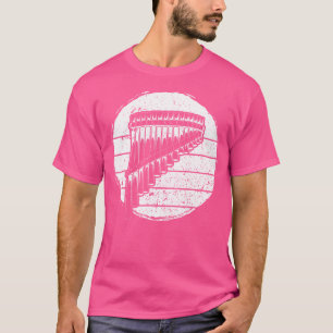 Pan Flautist Instrument Pan Flute T-Shirt