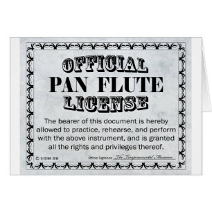 Pan Flute License