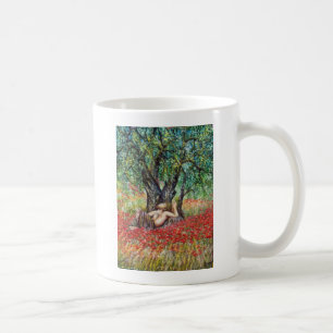 PAN, OLIVE TREE AND POPPY FIELDS COFFEE MUG