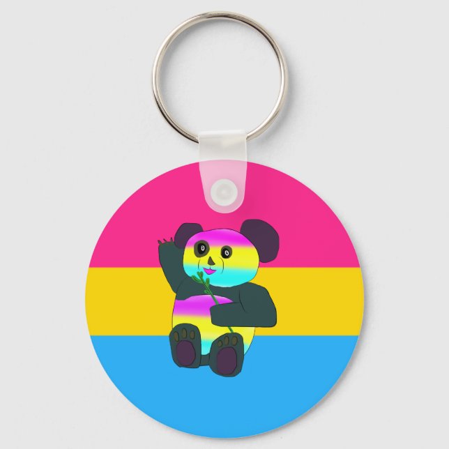 Pan Panda keychain (Front)