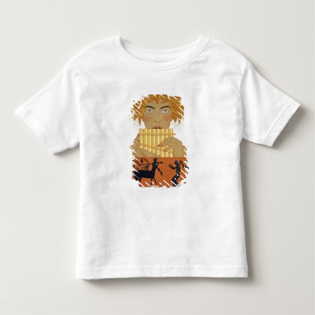 Pan Piper, illustration from 'Les Mythes' by Paul Toddler T-Shirt (Front)