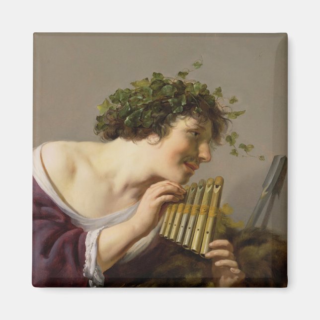 Pan Playing his Pipes Magnet (Front)