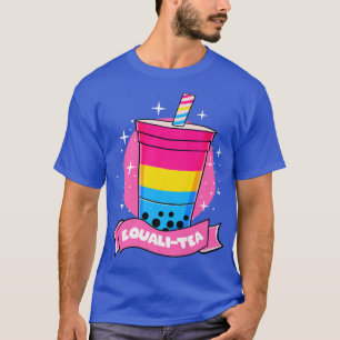 Pan Pride Bubble Tea Pansexual 1463 T-Shirt
