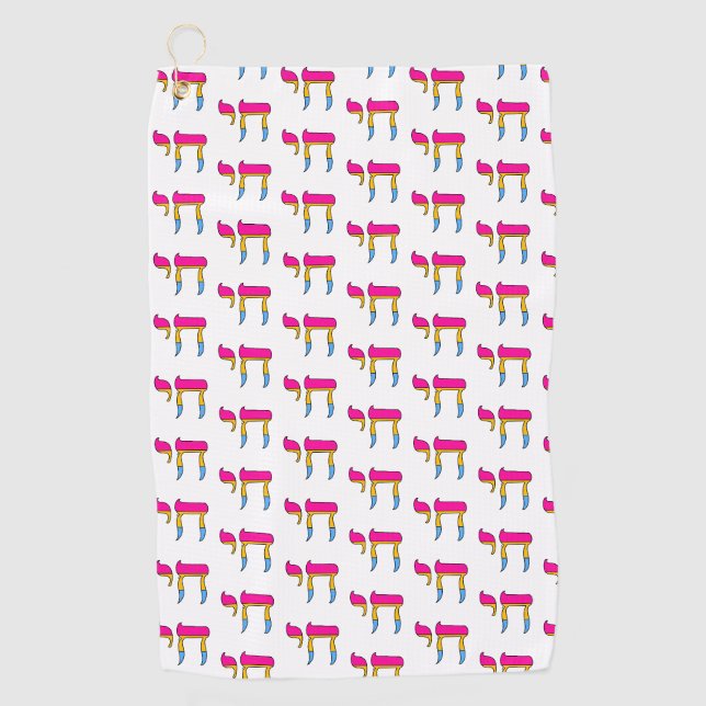 Pan Pride Flag Chai Golf Towel (Front)