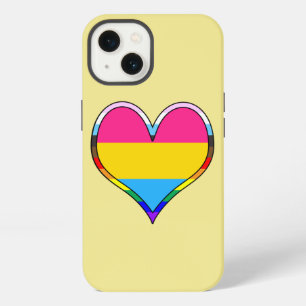 Pan Pride Heart Case-Mate iPhone Case
