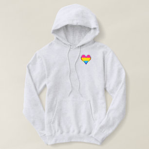 Pan Pride Heart Hoodie