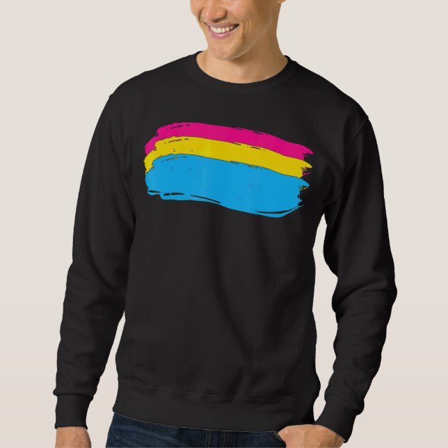 Pan Pride Month Lgbt Pansexuality Flag Queer Panse Sweatshirt (Front)