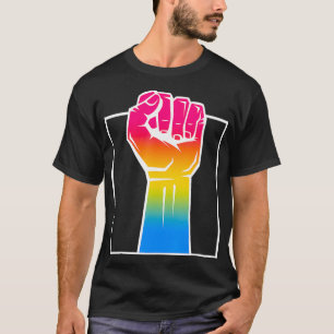 Pan Pride Solidarity Support LGBTQ Panseual  T-Shirt