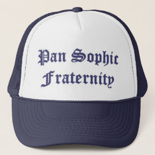 Pan Sophic Navy Trucker Hat