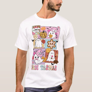 Pan Tasmas Ghost Pumpkin Spooky Conchas Halloween T-Shirt