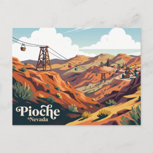Panaca and Pioche USA Postcard