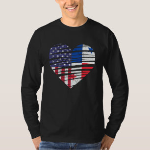 Panama American Grown Heart USA Patriot Heritage M T-Shirt