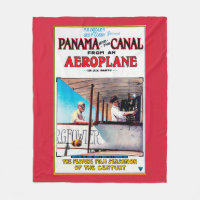 Panama and the Canal Aeroplane Movie Promo Poste