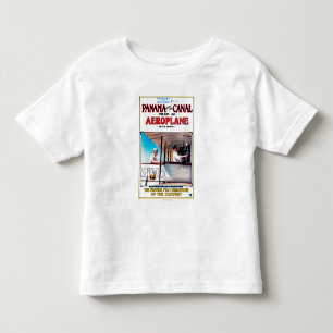 Panama and the Canal Aeroplane Movie Promo Poste Toddler T-Shirt