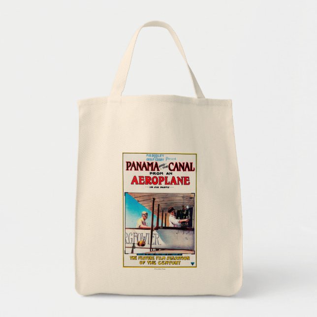 Panama and the Canal Aeroplane Movie Promo Poste Tote Bag (Front)
