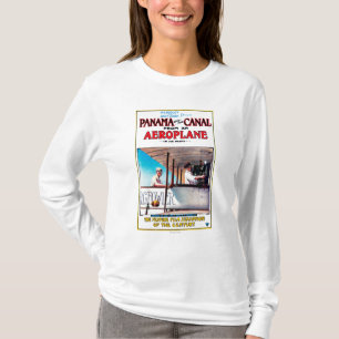 Panama and the Canal Aeroplane Movie Promo Poster T-Shirt