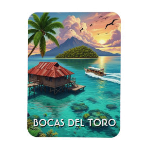 Panama Bocas del Toro Travel Magnet