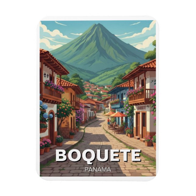 Panama Boquete Travel  Magnet (Vertical)
