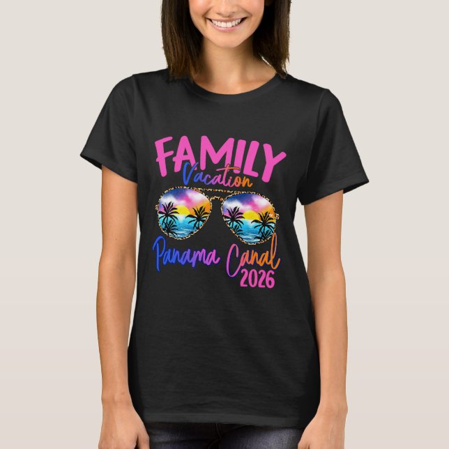 Panama C Vacation 2026 Souvenir Matching Family Gr T-Shirt (Front)