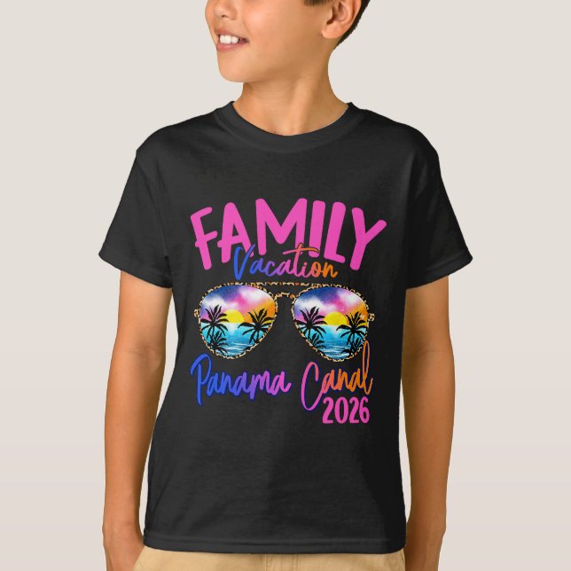 Panama C Vacation 2026 Souvenir Matching Family Gr T-Shirt (Front)