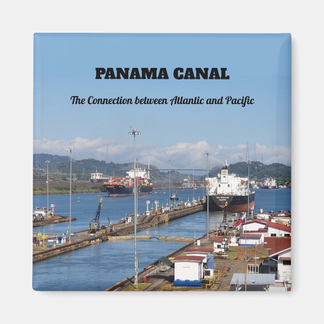Panama Canal (customisable) Magnet (Front)