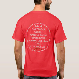 Panama Canal First Time Back Logo T-Shirt