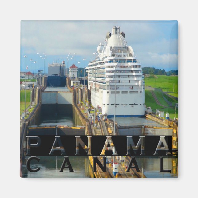 Panama Canal Magnet (Front)