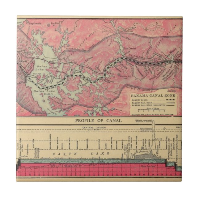 Panama Canal Tile (Front)