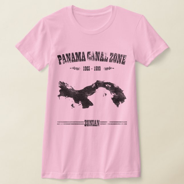 Panama Canal Zone, 1903 - 1999 & Zonian T-Shirt (Laydown)