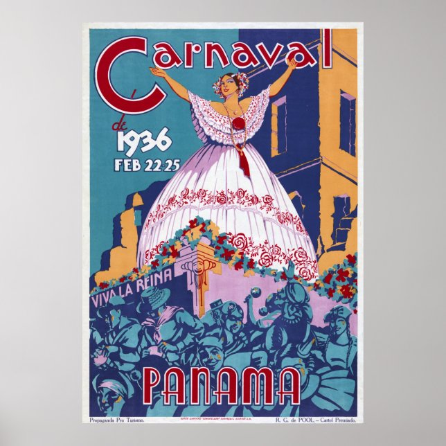 Panama Carnaval Poster (Front)
