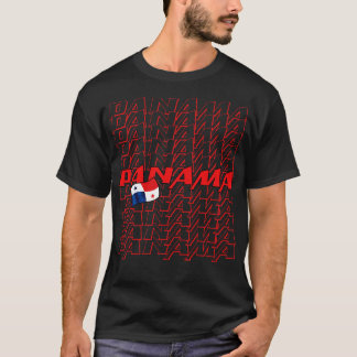 Panama Cascade text T-Shirt