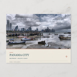 Panama City Bayfront and Skyline Postcard