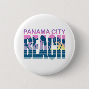 Panama City Beach 6 Cm Round Badge