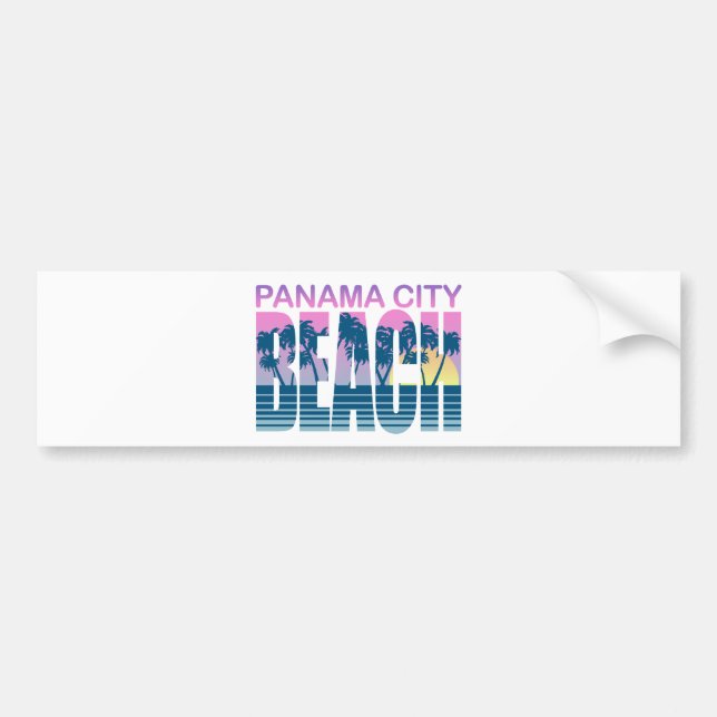 Panama City Beach Bumper Sticker (Front)