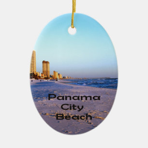 Panama City Beach Ceramic Tree Decoration