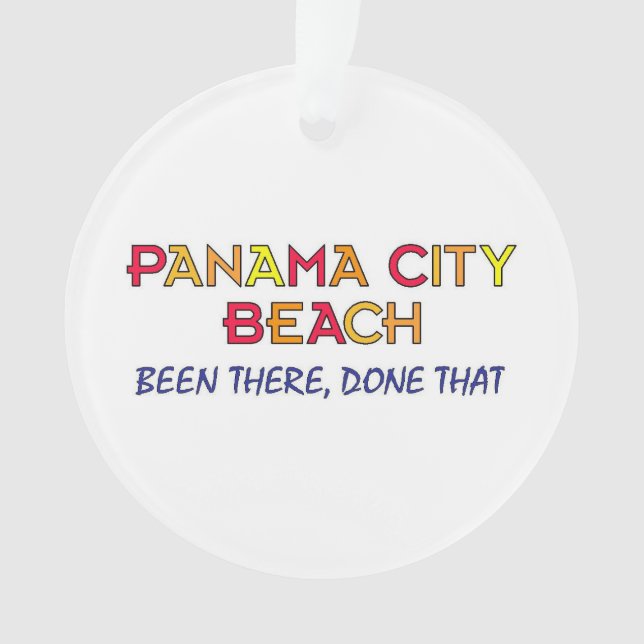 Panama City Beach Florida BTDT Ornament (Front)