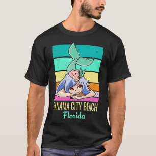 Panama City Beach Florida Cute Vacation Mermaid T-Shirt