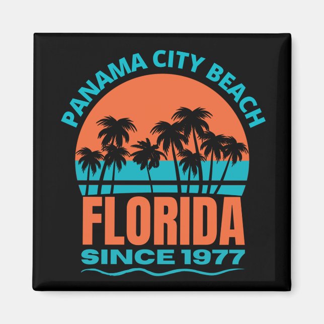 Panama City Beach Florida Magnet (Front)