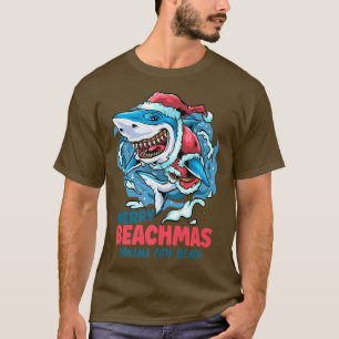 Panama City Beach Florida Merry Beachmas Christmas T-Shirt