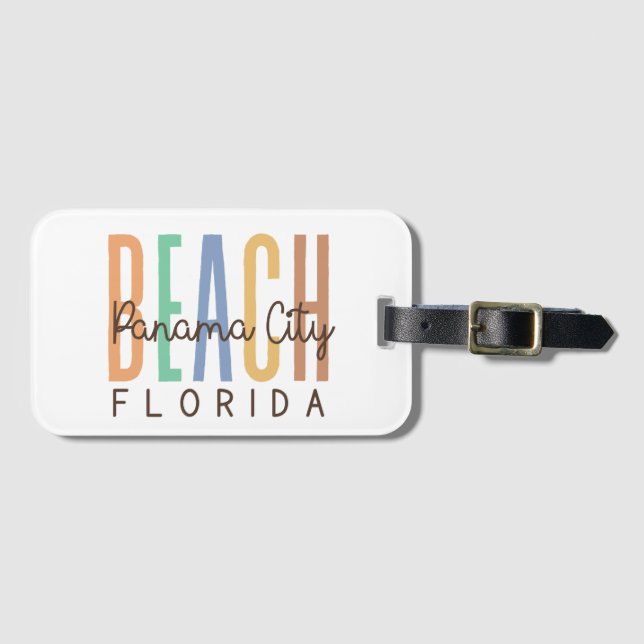 Panama City Beach Florida (Sands) Luggage Tag (Front Horizontal)