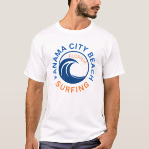 Panama City Beach Florida Surfing T-Shirt
