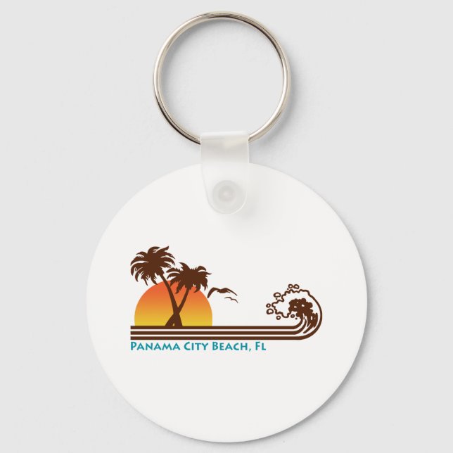 Panama City Beach Key Ring (Front)
