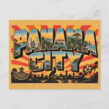 Panama City Cathedral Rainforest Coast Vintage 