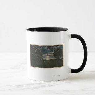 Panama City, FL - Moonlit View of St. Andrews Mug