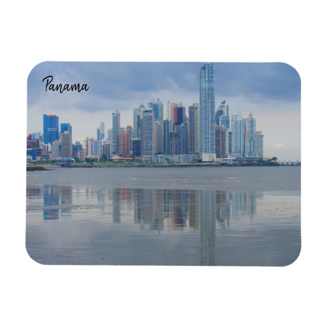 panama city reflections magnet (Horizontal)