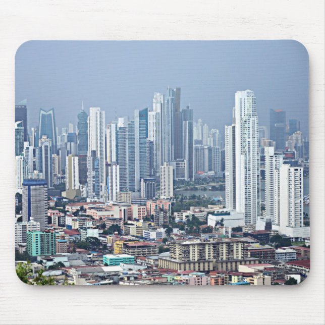 Panama City Skyline Mouse Pad (Front)