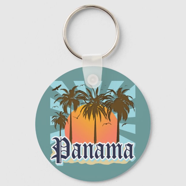Panama City Souvenir Key Ring (Front)