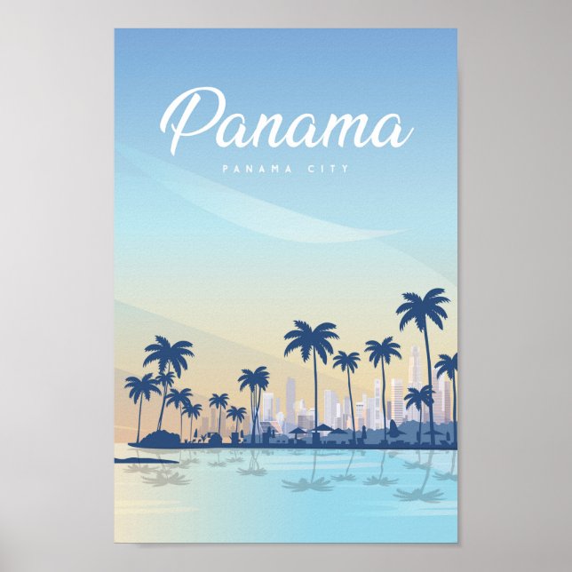 Panama city travel poster (Front)