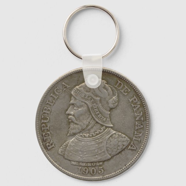 Panama Coin Keychain (Front)
