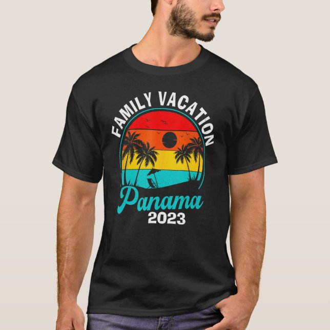 Panama Family Vacation 2023 Trip Matching Summer B T-Shirt (Front)
